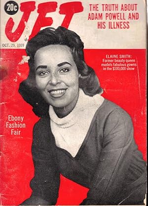 Jet Magazine October 29, 1959 Elaine Smith Cover