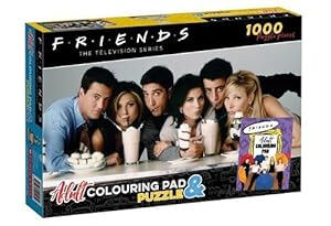 Seller image for Friends: Adult Colouring Pad and Puzzle (Warner Bros: 1000 pieces) (Paperback) for sale by Grand Eagle Retail