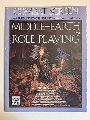 Seller image for Combat Screen and Reference Sheets (MERP/Middle Earth Role Playing) for sale by Beauford's Books