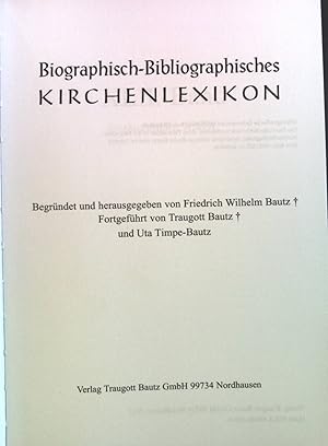 Bild des Verkufers fr Biographisch-Bibliographisches Kirchenlexikon. Ergnzungen XXIX. 42. Band. zum Verkauf von books4less (Versandantiquariat Petra Gros GmbH & Co. KG)