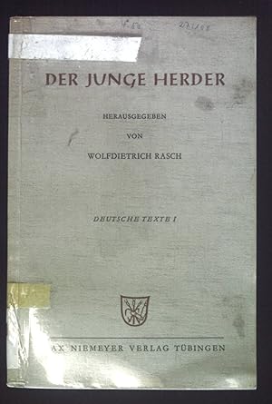 Bild des Verkufers fr Der junge Herder. Deutsche Texte ; 1 zum Verkauf von books4less (Versandantiquariat Petra Gros GmbH & Co. KG)