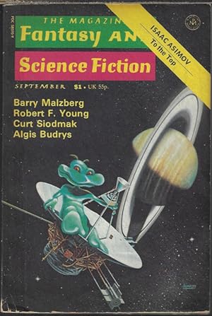 Bild des Verkufers fr The Magazine of FANTASY AND SCIENCE FICTION (F&SF): September, Sept. 1976 ("Michaelmas") zum Verkauf von Books from the Crypt