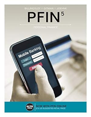 Bild des Verkufers fr PFIN (with PFIN Online, 1 term (6 months) Printed Access Card) (New, Engaging Titles from 4LTR Press) zum Verkauf von Reliant Bookstore