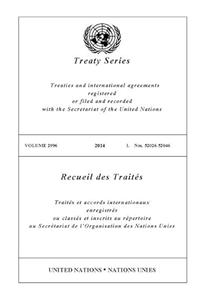 Immagine del venditore per Treaty Series 2996/ Recueil Des Traits 2996 venduto da GreatBookPrices