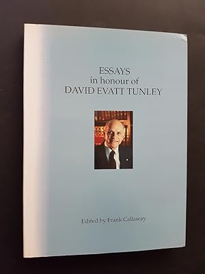 Seller image for Essays in Honour of David Evatt Tunley for sale by masted books