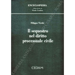 Bild des Verkufers fr Il sequestro nel diritto processuale civile zum Verkauf von Libreria Antiquaria Giulio Cesare di Daniele Corradi