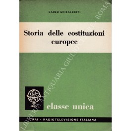 Bild des Verkufers fr Storia delle costituzioni europee zum Verkauf von Libreria Antiquaria Giulio Cesare di Daniele Corradi