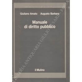 Bild des Verkufers fr Manuale di diritto pubblico zum Verkauf von Libreria Antiquaria Giulio Cesare di Daniele Corradi