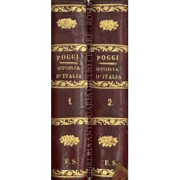 Bild des Verkufers fr Storia d'Italia dal 1814 al d 8 agosto 1846. Vol. I - (1814-1831). Vol. II - (1831-8 agosto 1846) zum Verkauf von Libreria Antiquaria Giulio Cesare di Daniele Corradi