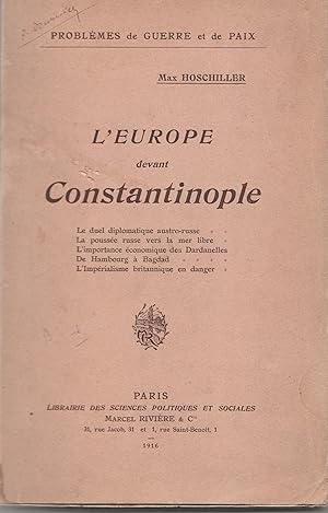 L'Europe devant Constantinople