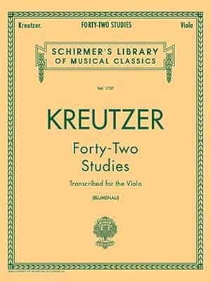 Imagen del vendedor de Kreutzer: Forty-Two Studies (Paperback) a la venta por CitiRetail