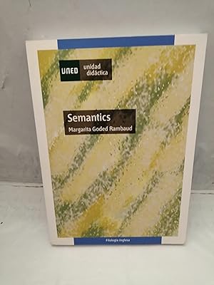 Image du vendeur pour Semantics (UNED, Unidad didctica, edicin 2007) mis en vente par Libros Angulo