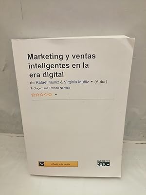 Bild des Verkufers fr Marketing y ventas inteligentes en la era digital zum Verkauf von Libros Angulo