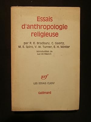 Immagine del venditore per Essais d'anthropologie religieuse venduto da Tant qu'il y aura des livres