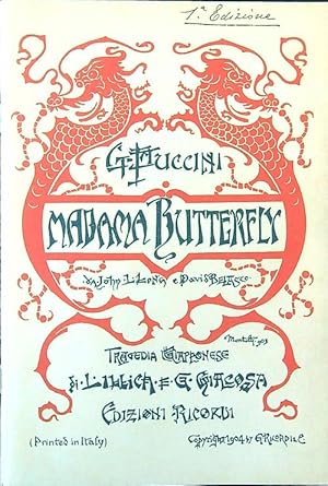 Bild des Verkufers fr Madama Butterfly. Tragedia giapponese di L. Illica e G. Giacosa zum Verkauf von Librodifaccia