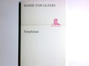 Bild des Verkufers fr Simplizitas (TREDITION CLASSICS) zum Verkauf von Antiquariat Buchhandel Daniel Viertel