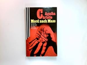 Seller image for Mord nach Mass. [Einzig berecht. bertr. aus d. Engl. von Jutta Wannenmacher for sale by Antiquariat Buchhandel Daniel Viertel