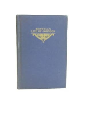 Bild des Verkufers fr Boswell's Life Of Johnson zum Verkauf von World of Rare Books