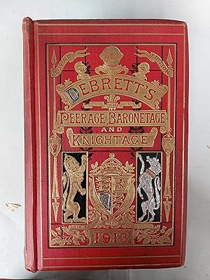 Bild des Verkufers fr Debrett's Perage, Baronetage Knightage And Companionage 1913 Royal Edition zum Verkauf von Cambridge Rare Books