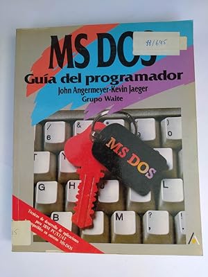 Bild des Verkufers fr MS-DOS. Gua del Programador. zum Verkauf von TraperaDeKlaus