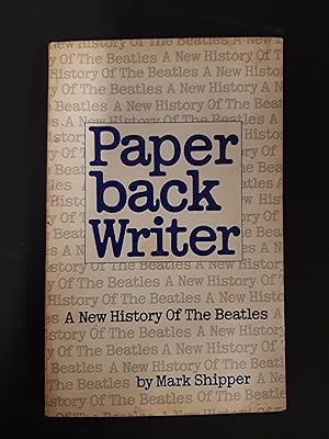 Paperback Writer. Signed Copy