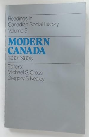 Modern Canada. 1930 - 1980's.