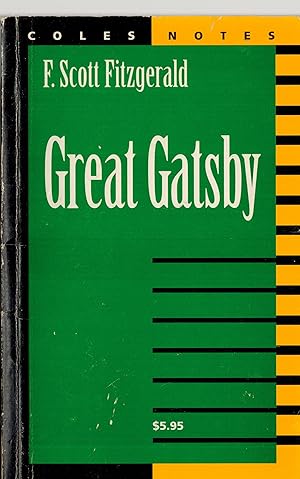 Seller image for The great Gatsby F. Scott Fitzgerald - Coles Notes for sale by ! Turtle Creek Books  !