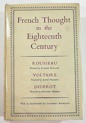 Imagen del vendedor de French thought in the Eighteenth Century: Rousseau, Voltaire, Diderot a la venta por Resource Books, LLC