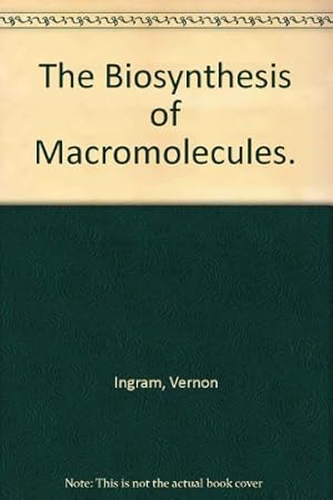 Bild des Verkufers fr The biosynthesis of macromolecules (Biology teaching monograph series) zum Verkauf von Ammareal