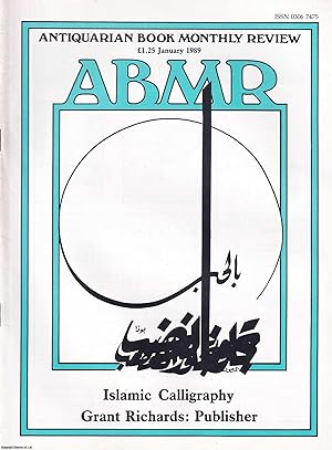 Islamic Calligraphy. An original article contained in a complete monthly issue of the Antiquarian...
