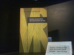 Imagen del vendedor de Kleine Geographie des deutschen Witzes. Mit einem Nachw. hrsg. von Helmuth Plessner. Kleine Vandenhoeck-Reihe ; 1009 a la venta por Der Buchecker