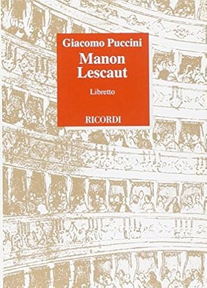 Immagine del venditore per Manon Lescaut venduto da WeBuyBooks