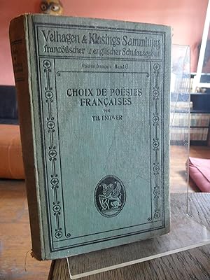 Seller image for Choix de poesis francaise. Sammlung franzsischer Gedichte. Mit siebzehn Portrts. 181. bis 190. Tausend. [Poetes francais Band 6]. for sale by Antiquariat Floeder