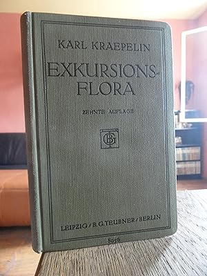 Imagen del vendedor de Exkursionsflora fr Nord- und Mitteldeutschland. Ein Taschenbuch [ .]. Zehnte, verbesserte Auflage. a la venta por Antiquariat Floeder