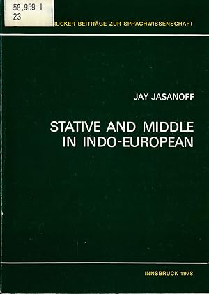 Image du vendeur pour Stative and middle in Indo-European mis en vente par avelibro OHG