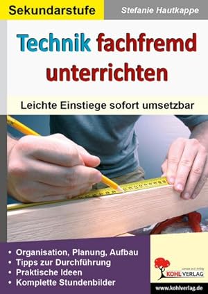 Image du vendeur pour Technik fachfremd unterrichten mis en vente par Rheinberg-Buch Andreas Meier eK
