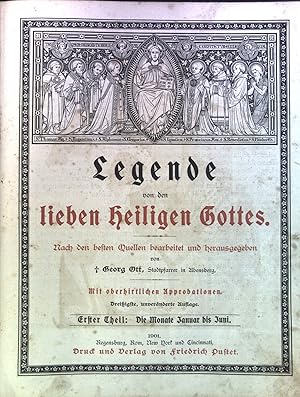 Bild des Verkufers fr Legende von den lieben Heiligen Gottes. zum Verkauf von books4less (Versandantiquariat Petra Gros GmbH & Co. KG)