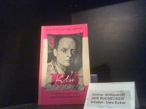 Imagen del vendedor de Paul Klee in Selbstzeugnissen und Bilddokumenten. Carola Giedion-Welcker. [Den dokumentar. u. bibliograph. Anh. bearbeitete Paul Raabe] / rowohlts monographien ; Bd. 52 a la venta por Der Buchecker