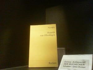 Bild des Verkäufers für Heinrich von Ofterdingen : e. Roman. Textrev. u. Nachw. von Wolfgang Frühwald / Universal-Bibliothek ; Nr. 8939 zum Verkauf von Der Buchecker