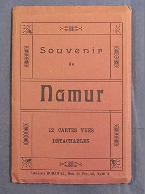 Souvenir de Namur. 12 cartes vues détachables.