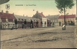 Ansichtskarte / Postkarte Messines Mesen Westflandern, Marktplatz