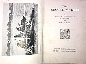 Image du vendeur pour The Record Makers, No Date, (1936), 1st. Edn. Illustrated. mis en vente par Ely Books