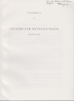 Hugo Wincklers Tagebücher. [Aus: Istanbuler Mitteilungen, Bd. 43, 1993].