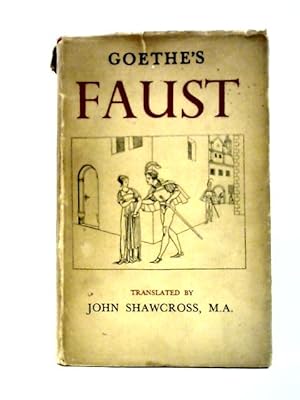 Bild des Verkufers fr Goethe's Faust zum Verkauf von World of Rare Books