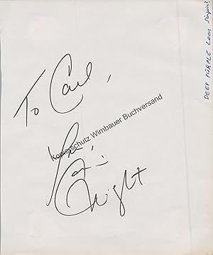 Original Autogramm Candice Night Deep Purple /// Autogramm Autograph signiert signed signee