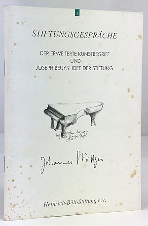 Seller image for Der erweiterte Kunstbegriff und Joseph Beuys' Idee der Stiftung. Zeichnungen von Johannes Stttgen. for sale by Antiquariat Heiner Henke