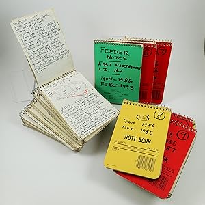 19 Meticulous Birding Notebooks kept during the 1980s and early 1990s.
