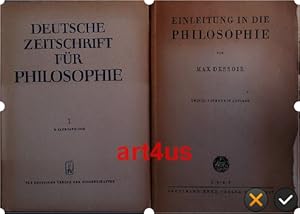 Deutsche Zeitschrift für Philosophie (Konvolut 5 Bände) und Einleitung in die Philosophie 1 : 6. ...