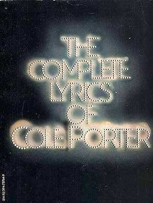 Image du vendeur pour The Complete Lyrics of Cole Porter mis en vente par A Cappella Books, Inc.