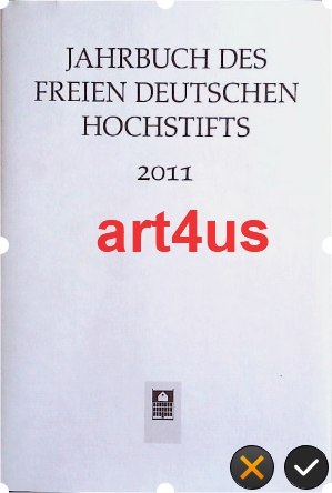 Bild des Verkufers fr Jahrbuch des Freien Deutschen Hochstifts 2011 zum Verkauf von art4us - Antiquariat